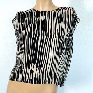 100% SILK Alice + Olivia square top